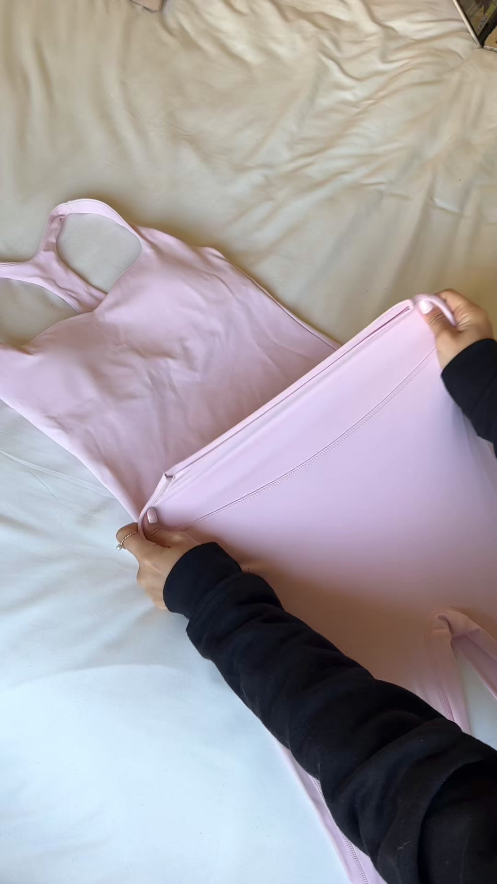 Soft blush bottom